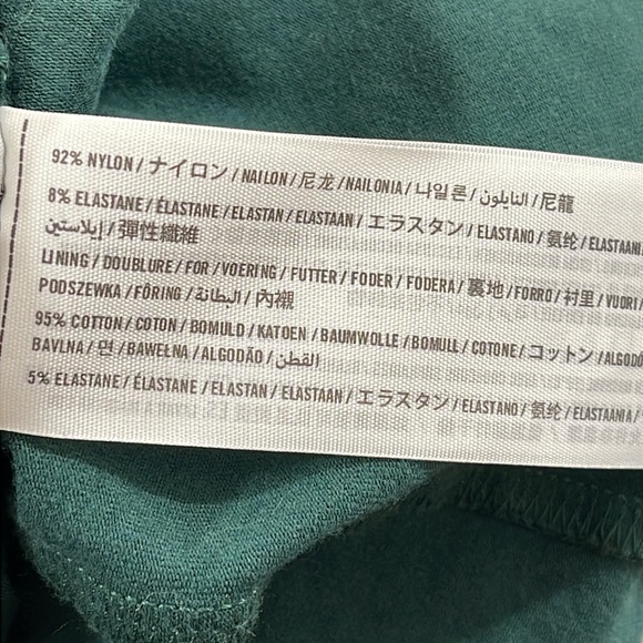 Abercrombie & Fitch Emerald Green Lace Cut out Dress Size Medium - Picture 11 of 14